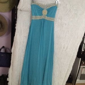 Strapless Maxi Dress